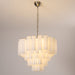 Frosted Murano Cascade Chandelier-DWHOME