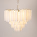 Frosted Murano Cascade Chandelier-DWHOME