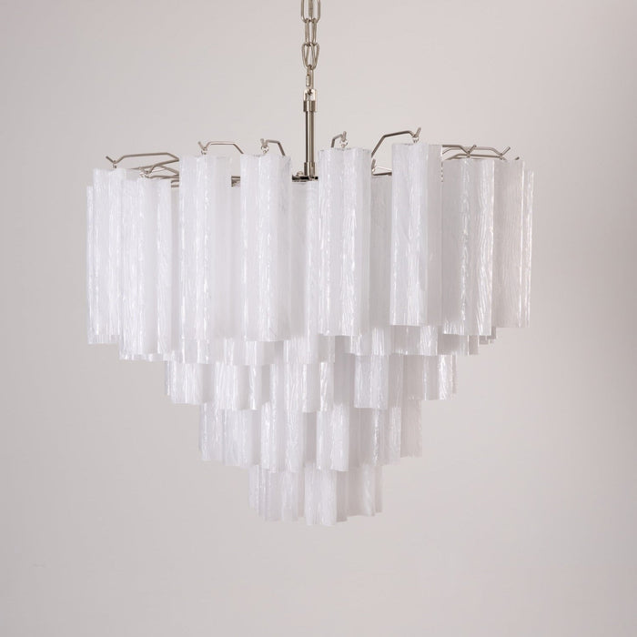 Frosted Murano Cascade Chandelier-DWHOME