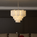 Frosted Murano Cascade Chandelier-DWHOME