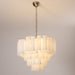Frosted Murano Cascade Chandelier-DWHOME