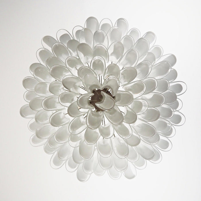 Petals White Murano Chandelier-DWHOME