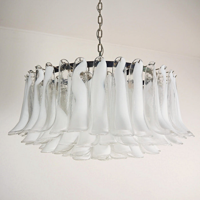 Petals White Murano Chandelier-DWHOME