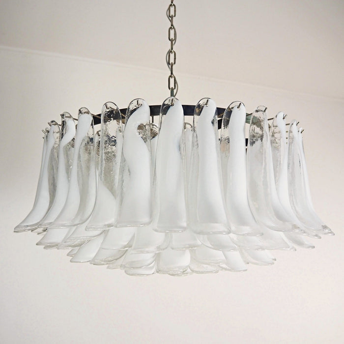 Petals White Murano Chandelier-DWHOME
