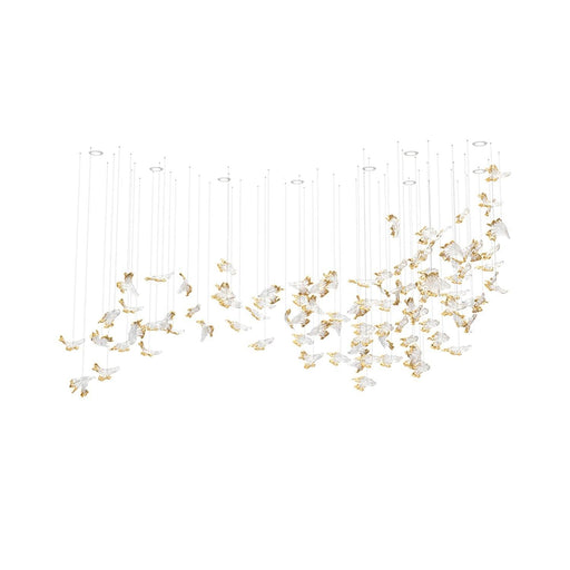 Frosted Petals Frozen Chandelier-DWHOME
