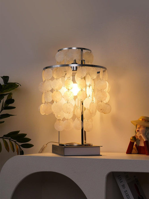 Round Shell Table Lamp - DWHOME