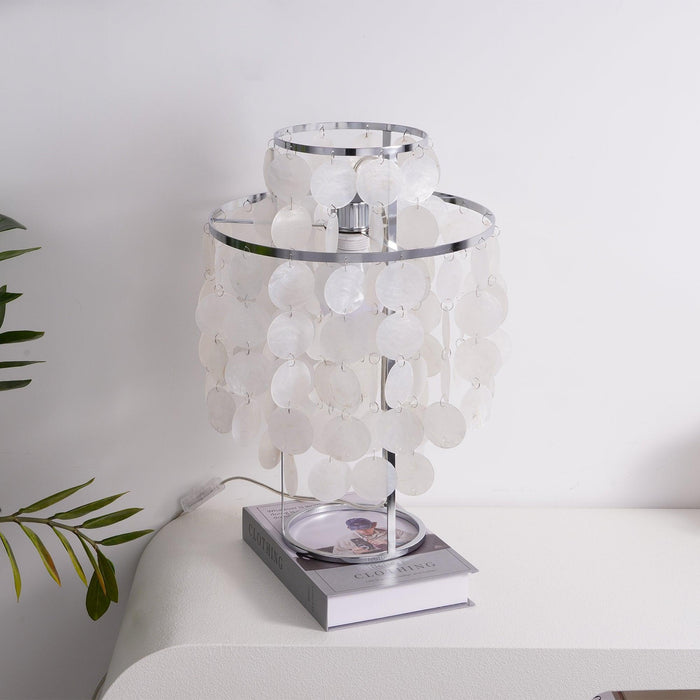 Round Shell Table Lamp - DWHOME