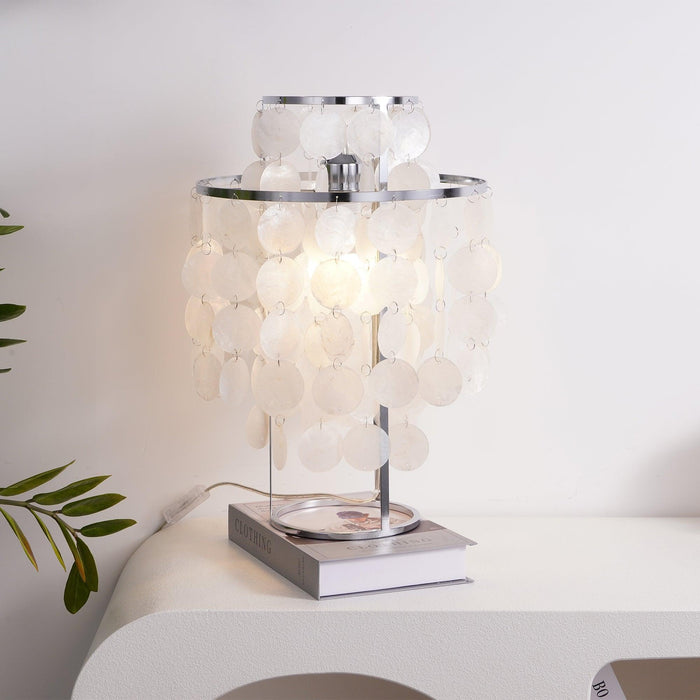 Round Shell Table Lamp - DWHOME