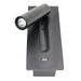 Black Bedside USB Wall Light - DWHOME