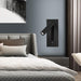 Black Bedside USB Wall Light - DWHOME