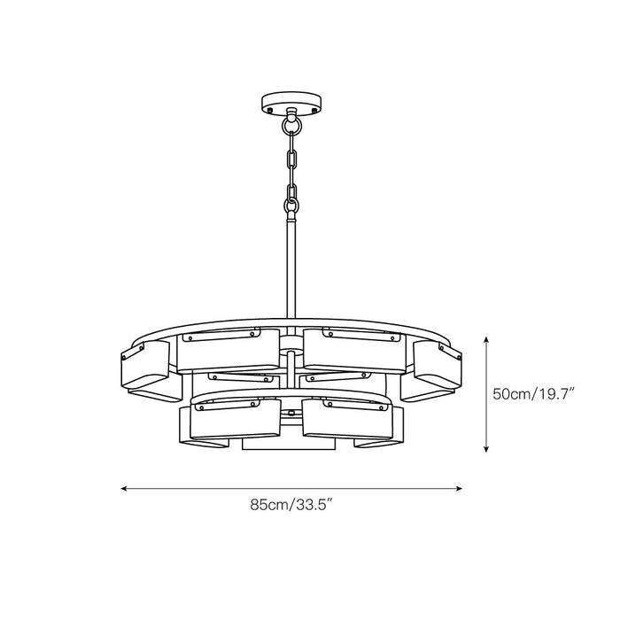 Fusion Chandelier-DWHOME