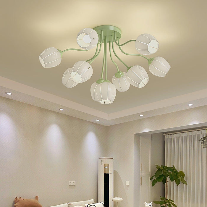Garden Flower Ceiling Lamp-DWHOME