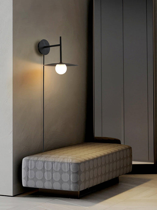 Gea Iron Plug-In Wall Lamp-DWHOME