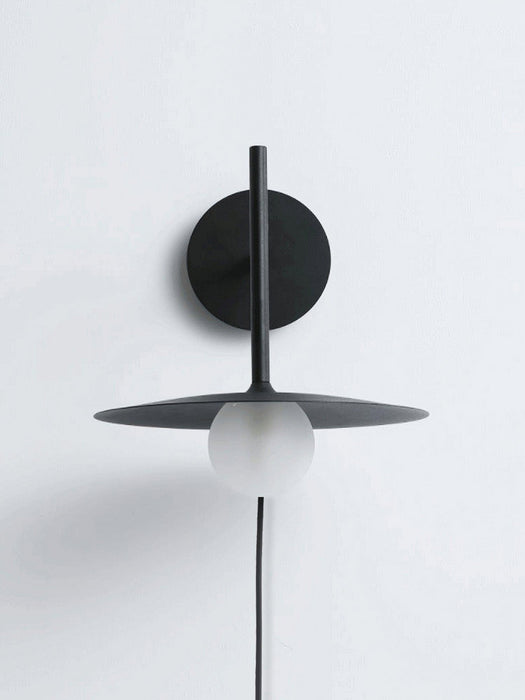 Gea Iron Plug-In Wall Lamp-DWHOME