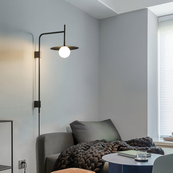 Gea Swing Arm Wall Lamp-DWHOME