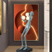 Gentleman Sculpture Floor Lamp - DWHOME