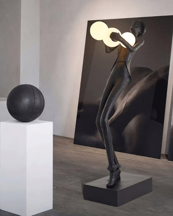 Gentleman Sculpture Floor Lamp - DWHOME