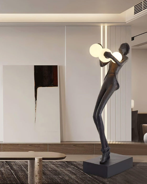 Gentleman Sculpture Floor Lamp - DWHOME