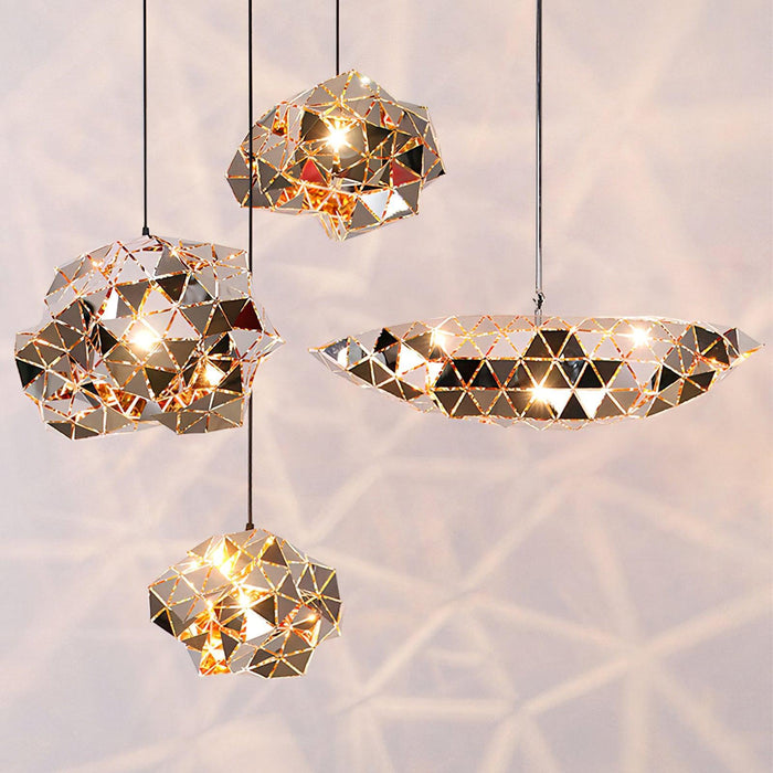 Geometric Panel Pendant Lamp-DWHOME