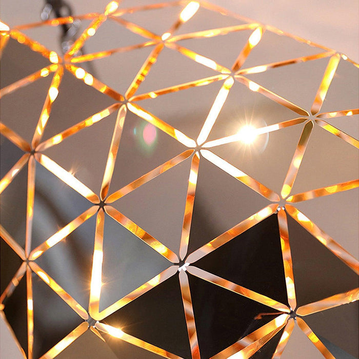 Geometric Panel Pendant Lamp-DWHOME