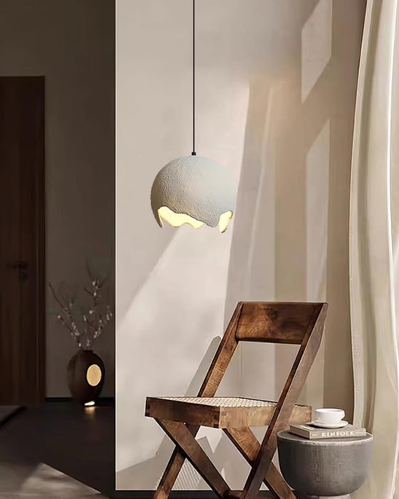 Geometric Resin Pendant Light-DWHOME