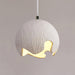 Geometric Resin Pendant Light-DWHOME