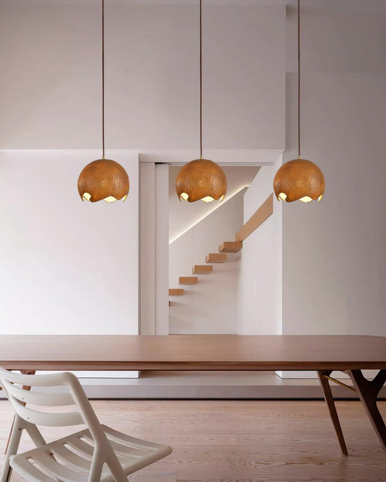 Geometric Resin Pendant Light-DWHOME