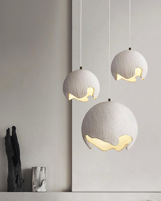 Geometric Resin Pendant Light-DWHOME