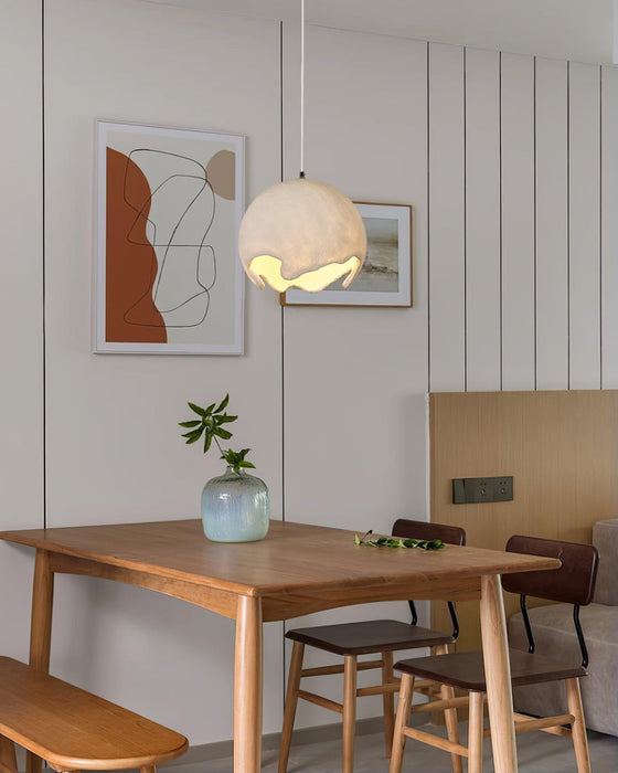 Geometric Resin Pendant Light-DWHOME