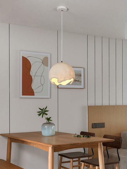 Geometric Resin Pendant Light-DWHOME