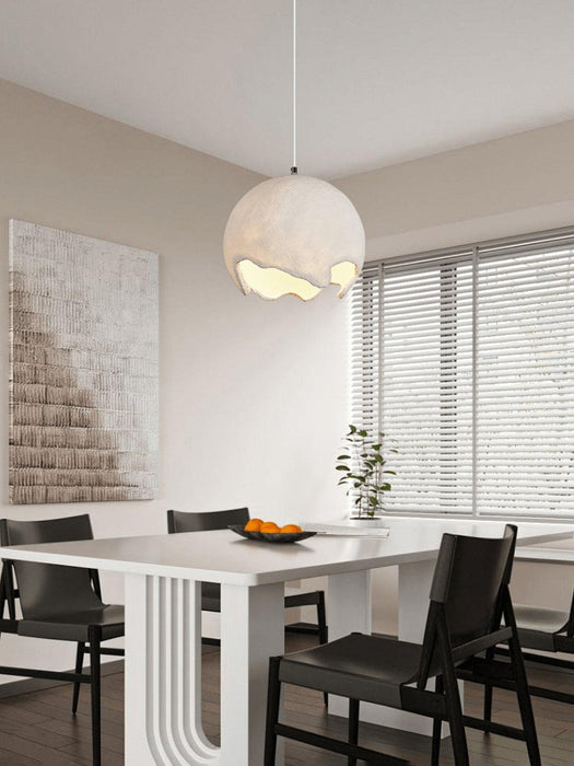 Geometric Resin Pendant Light-DWHOME