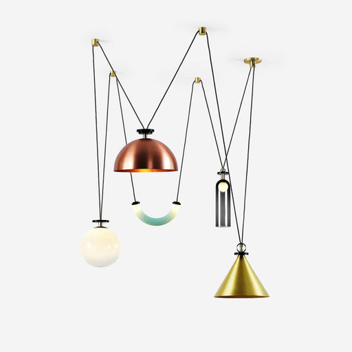 Geometric Shape Art Modern Chandelier-DWHOME