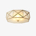 Geometric Shaped Flush Ceiling Light-DWHOME