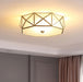 Geometric Shaped Flush Ceiling Light-DWHOME