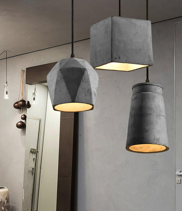 Georgia Cement Pendant Light-DWHOME