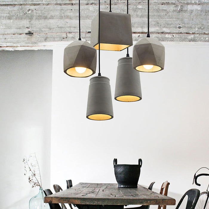 Georgia Cement Pendant Light-DWHOME