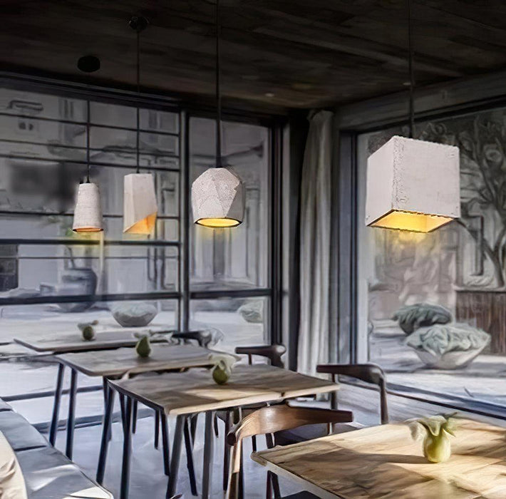 Georgia Cement Pendant Light-DWHOME
