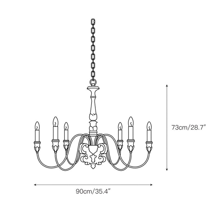 Geovanna Chandelier-DWHOME