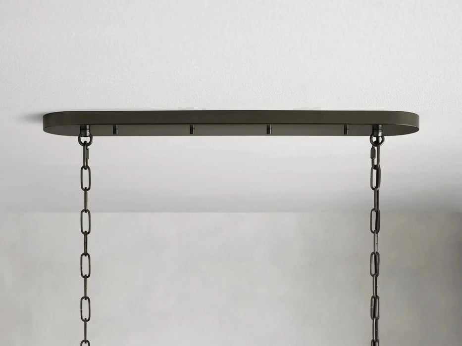 Ghiaccio Oval Chandelier 54''65''-DWHOME