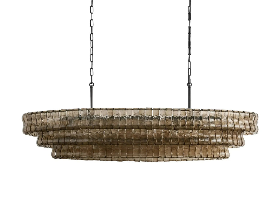 Ghiaccio Oval Chandelier 54''65''-DWHOME