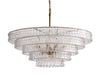 Ghiaccio Round Chandelier 36''48''-DWHOME