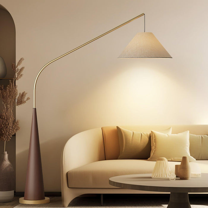 Gibson Arc Floor Lamp-DWHOME