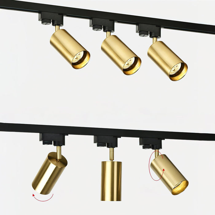 Gilded Rail Track Light-DWHOME