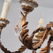 Giltwood Wood Chandelier-DWHOME
