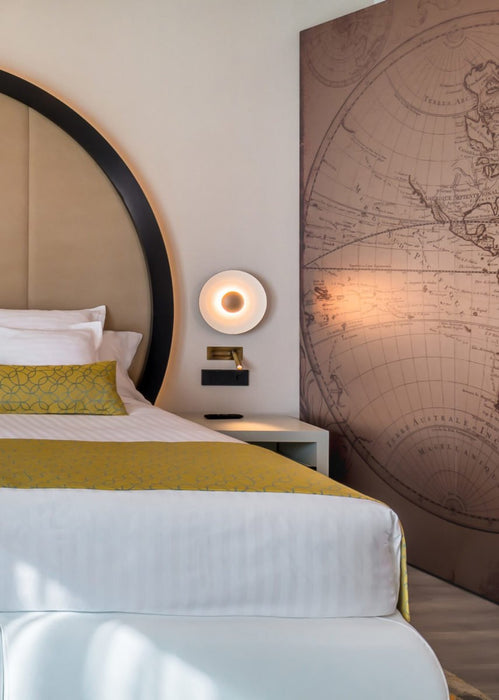 Ginger Round Wall Lamp-DWHOME