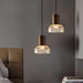 Glacier Crackle Glass Pendant Lamp-DWHOME