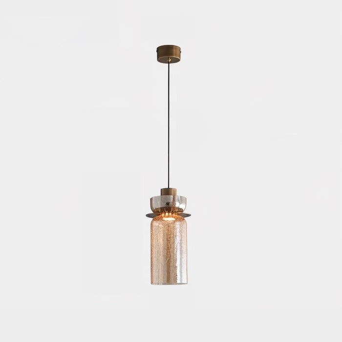 Glacier Crackle Glass Pendant Lamp-DWHOME
