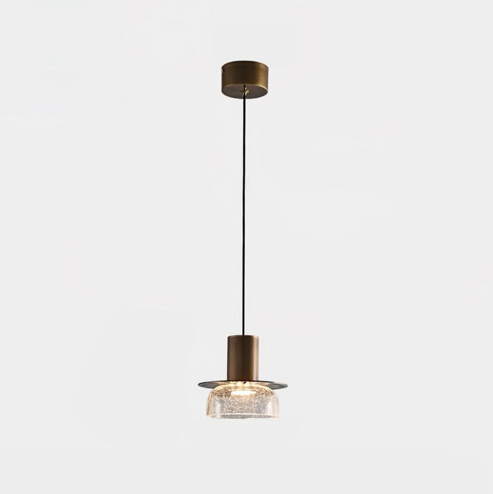 Glacier Crackle Glass Pendant Lamp-DWHOME