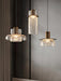 Glacier Crackle Glass Pendant Lamp-DWHOME