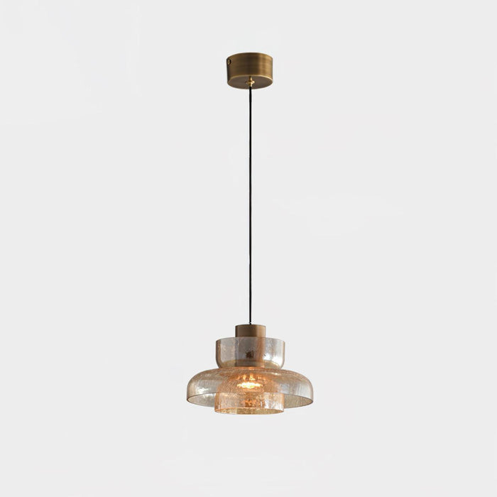 Glacier Crackle Glass Pendant Lamp-DWHOME